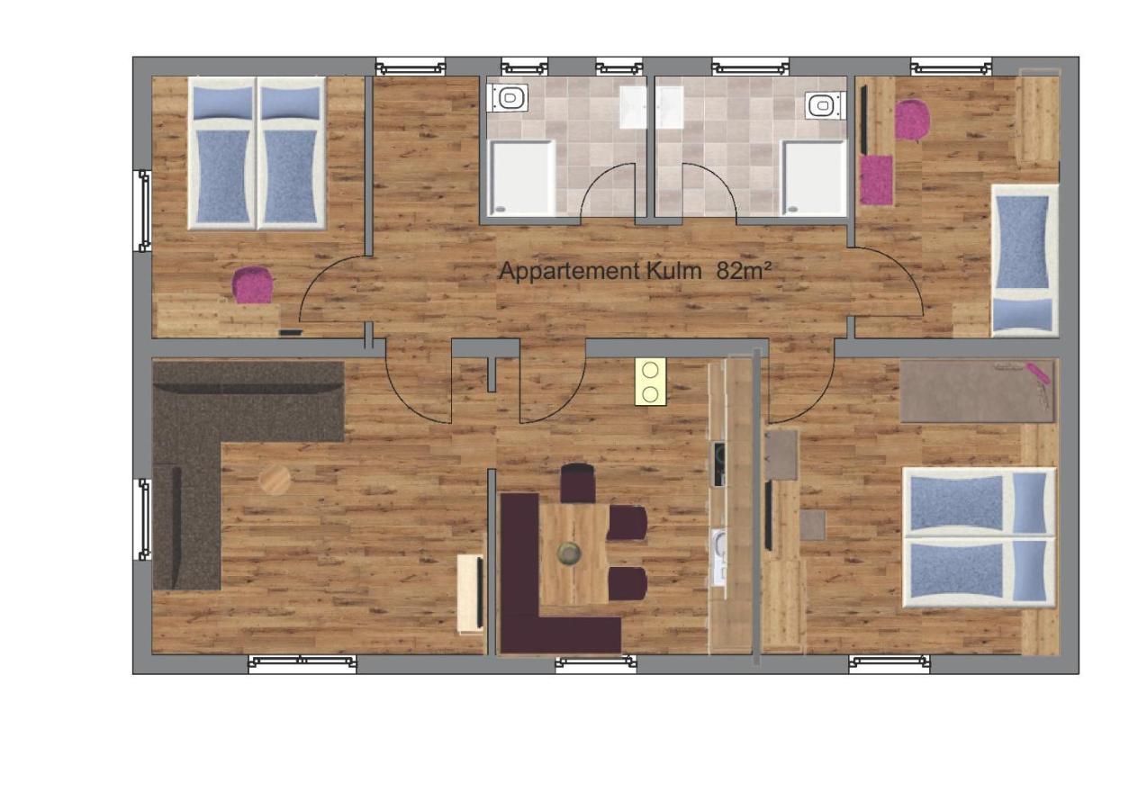 טאופליץ Appartements Kolb מראה חיצוני תמונה